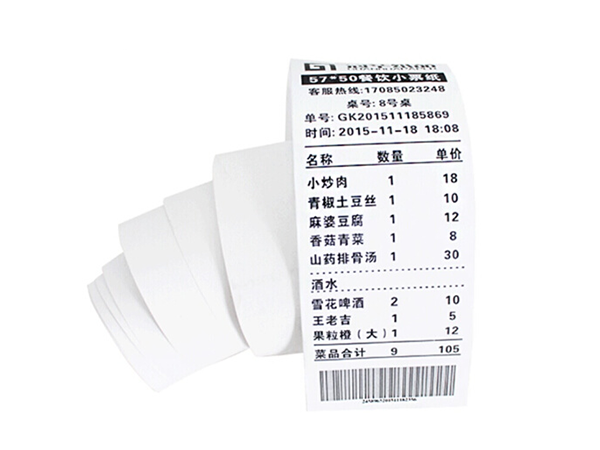 热敏收银纸显色差是什么原因？