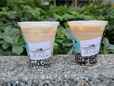 贴在奶茶上的标签是热敏纸吗？